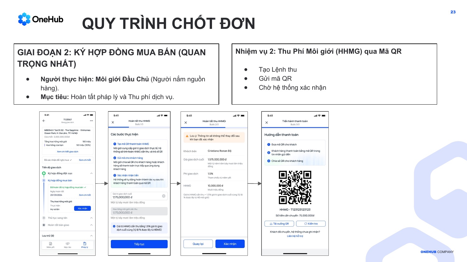 Nhiệm vụ 2 · Thu HHMG qua mã QR