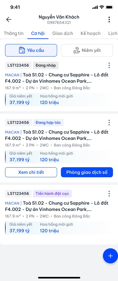 Tab Cơ hội